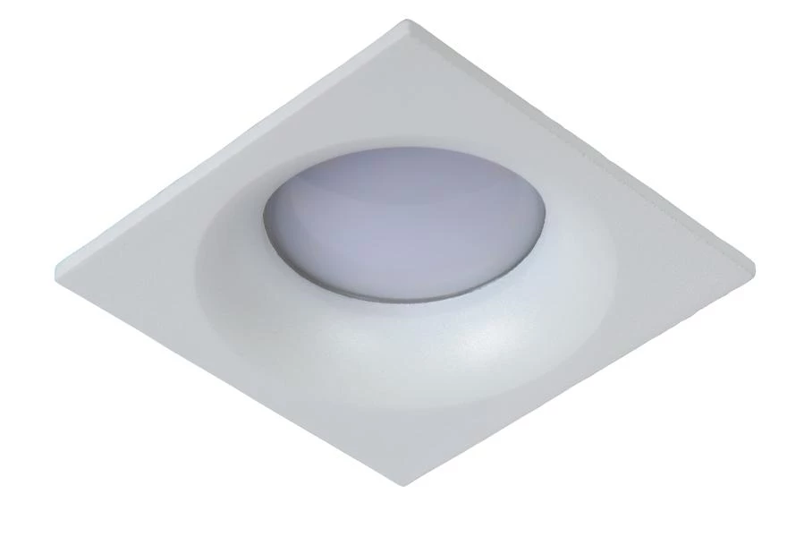 Lucide ZIVA - Spot encastrable Salle de bains - 1xGU10 - IP44 - Blanc - éteint